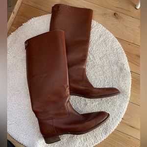 BEAUTIFUL JCREW CARAMEL BROWN BOOTS